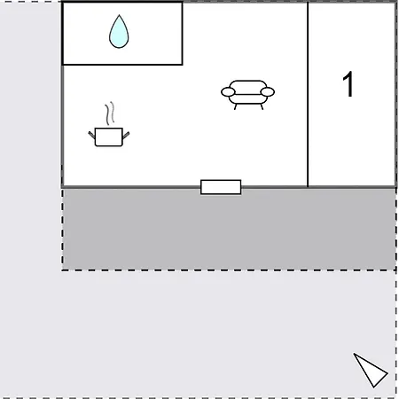 1 Bedroom Beautiful In